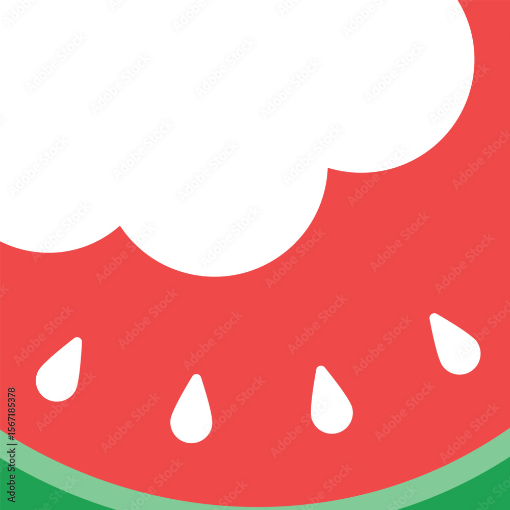 Obraz premium Vector National Watermelon Day Event Celebration Design