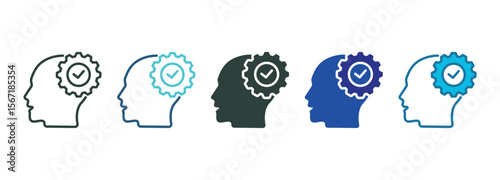 Interpretation Icon Set Multiple Style Of