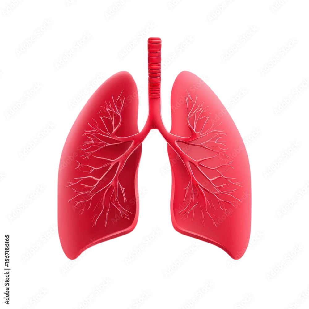 Explore Human Lungs: Anatomy, Function, and Health with Transparent Background Explore Human Lungs: Anatomy, Function, and Health with Transparent Background