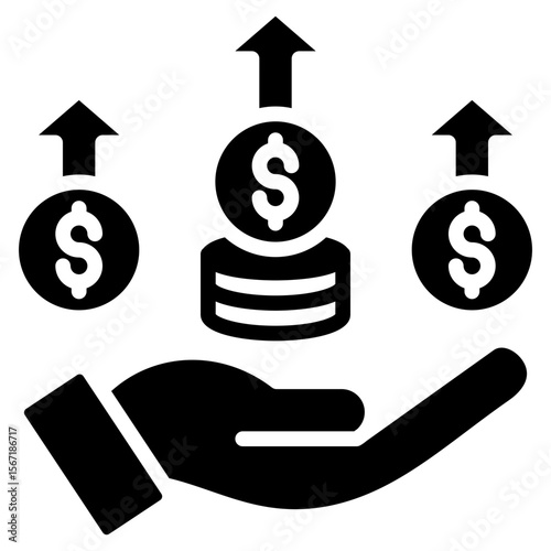 Competitive Advantage glyph icon