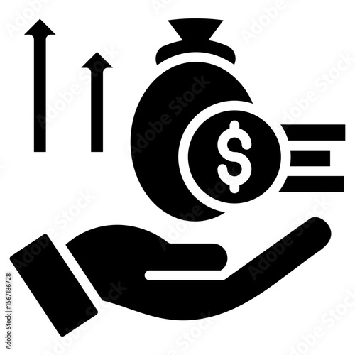 Share Holder glyph icon