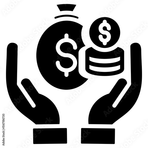 Capital glyph icon