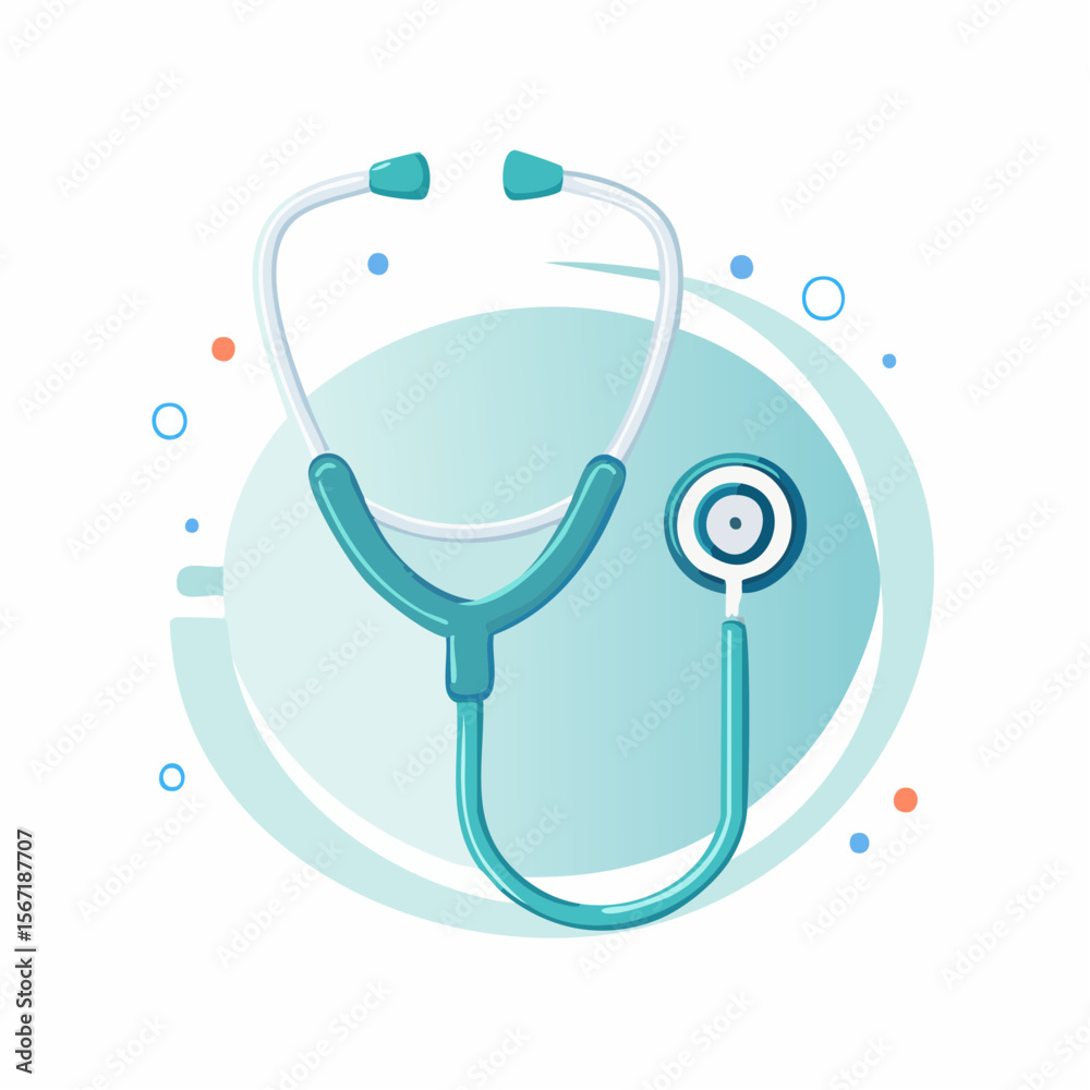Stéthoscope, image naïve, Médecine