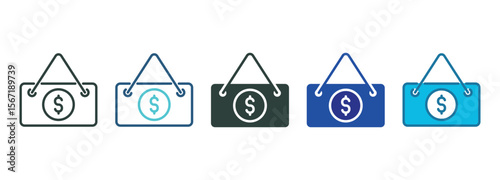 Sold Icon Set Multiple Style Of