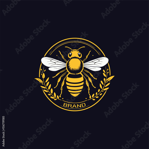 Bee Logo Design Template