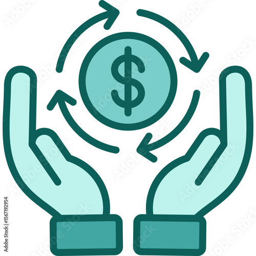 Roi solid icon