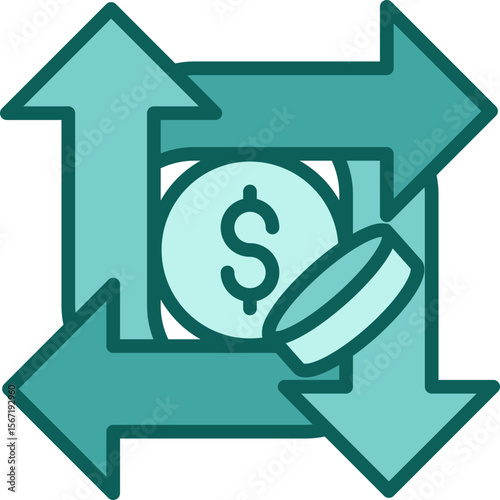 Market Share solid icon