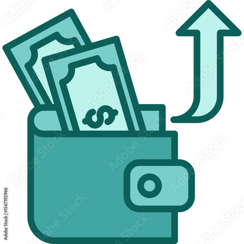 Expense solid icon