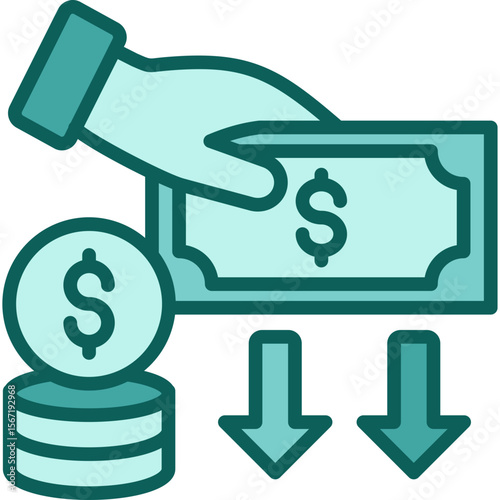 Income solid icon