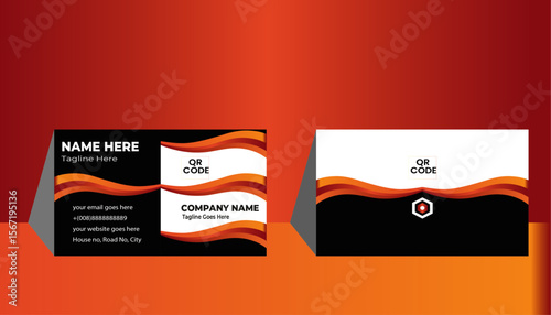 Corporate Business Card Design Template for Online or offline Promotion latest Version.