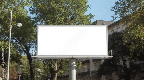 Wallpaper Mural Outdoor billboard with natural landscape mockup  Torontodigital.ca