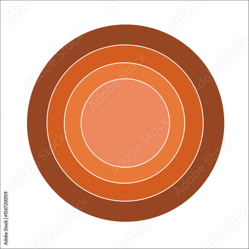 CÍRCULO SOL SOLES CRADIENTE PANTONE