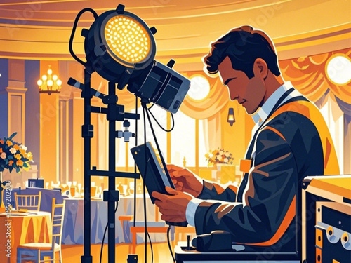 Cinematographer at work
