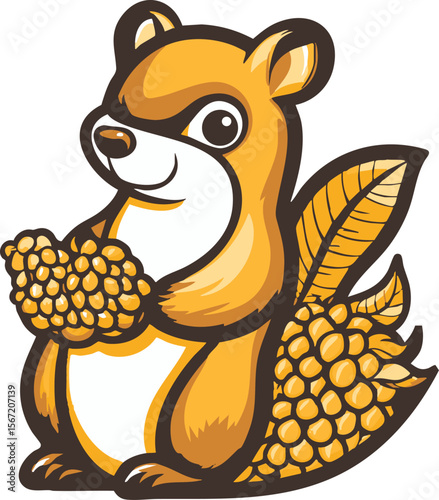 full-shot of a Hedge Apple icon The background