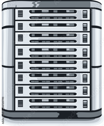full-shot of a Server icon The background colo