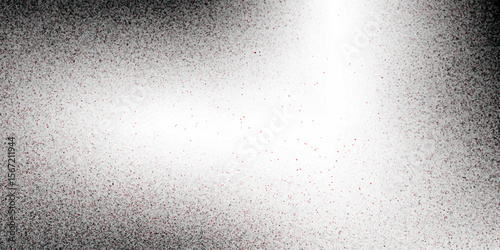 Noise texture. Dotwork black stippled background. Noise halftone texture. Stipple dots. Sand grain effect. Abstract dotwork background. Vector graphic