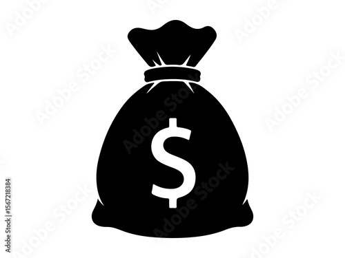 bag with money dolar sign