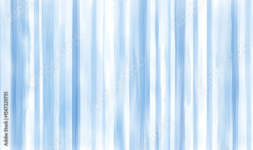Light Blue Watercolor Vertical Stripes Abstract Background
