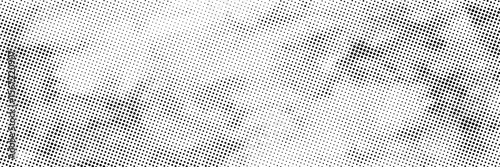 grunge Halftone white and black dots pattern and black gradient grunge texture background. Dotted line comic sport style vector illustration