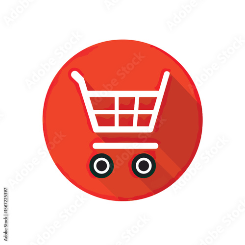 2D Flat icon E-commerce & Shopping Icons isolated in White Background