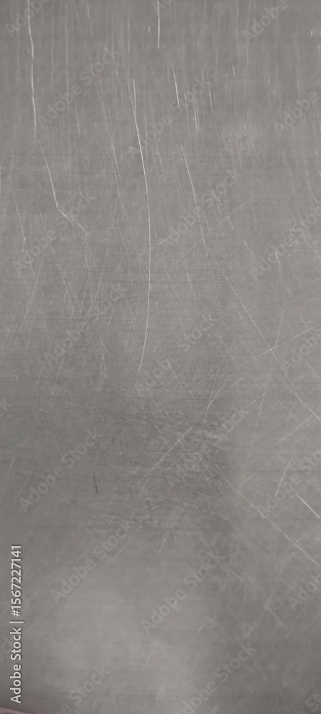 Naklejka premium Scratches on stainless steel surface