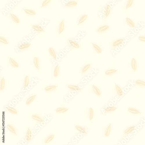 Rice seamless pattern for background, fabric, wrapping paper. Concept simple rice grain pattern on light background. print and web design with traditional wealth and happiness Generative AI 