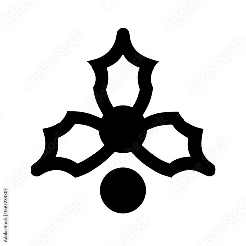 Halloween mistletoe icon