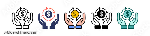 Roi multiple icon