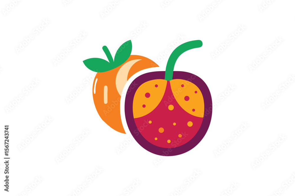Obraz premium vector illustration of a tomato