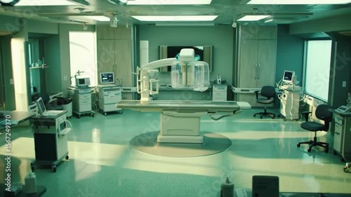 Advanced radiology suite showcasing state-of-the-art medical imaging equipment