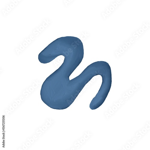 Cute blue element