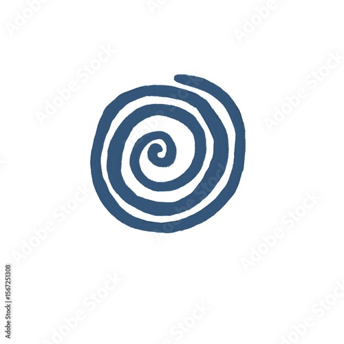 blue spiral