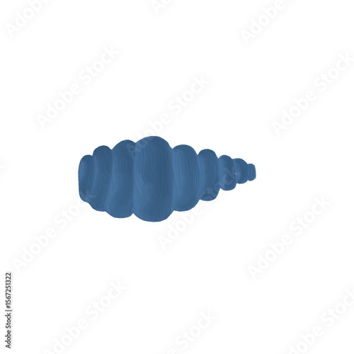 Cute blue element 