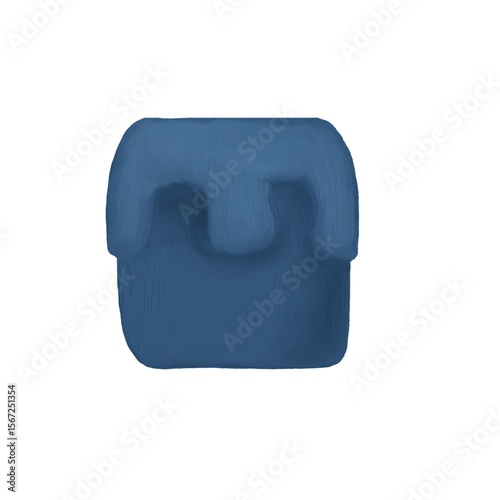 Cute blue element 