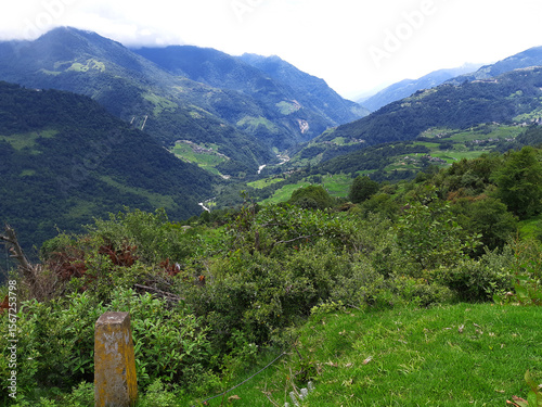 mountain landscape in the Tawang Arunachal Pradesh