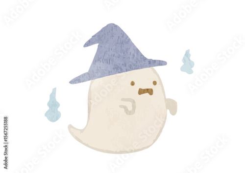 可愛いハロウィーンのお化けのイラスト