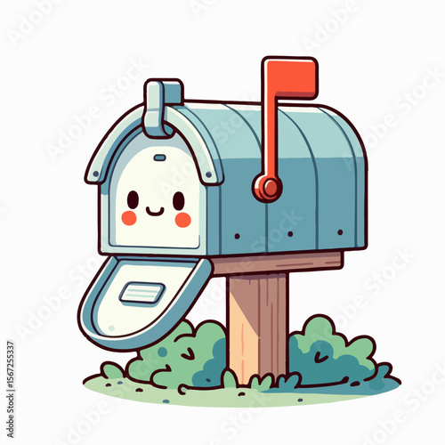 mailbox vector illustration