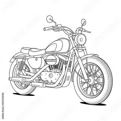 motorcycle vector illustration