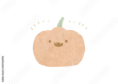かわいいハロウィーンのカボチャのイラスト
