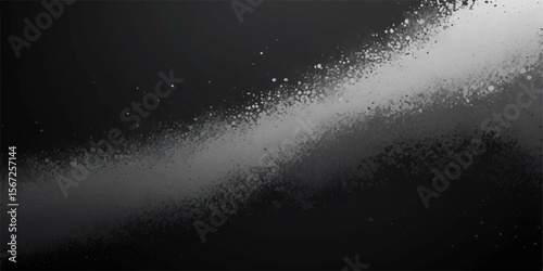 Dark smoke billows across a textured black and white abstract background, evoking a stormy night sky with hints of light and motion