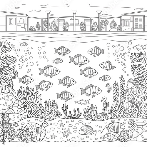 vector illustration of an old house