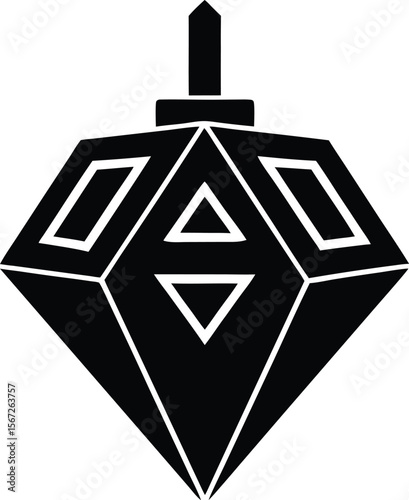 Geometric Pumpkin Lantern Icon