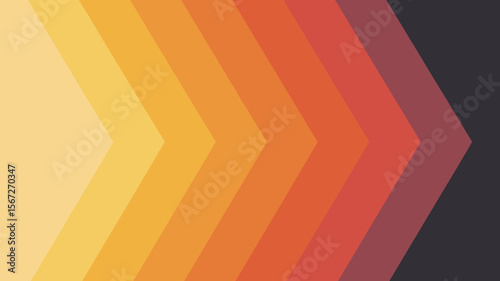 Orange and Yellow Arrow Background - Gradient Design Element