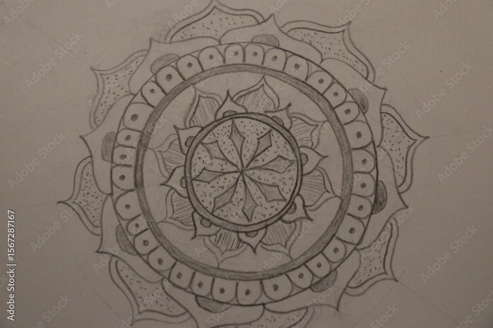 Obraz premium Mandala Drawing
