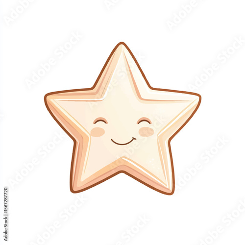 a cute of a five pointed star