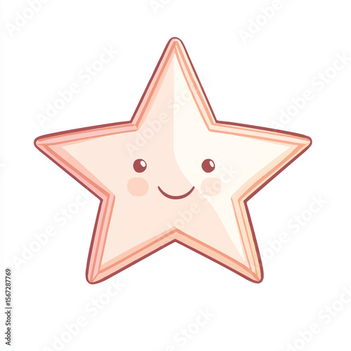 a cute of a five pointed star