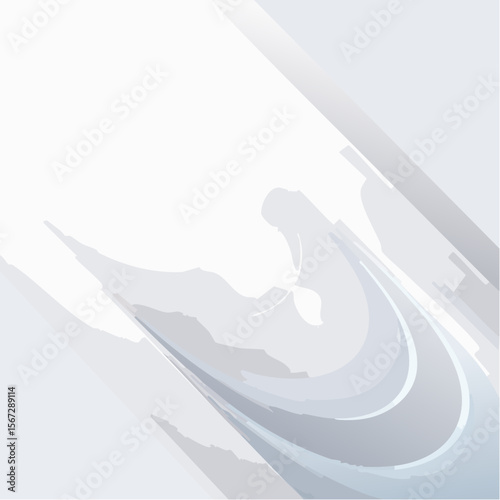 Abstract digital artwork featuring flowing shapes and subtle color gradients, creating a modern design.