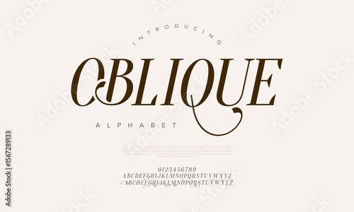 Serif font with calligraphic flair and graceful swashes, ideal for luxury branding and editorial design