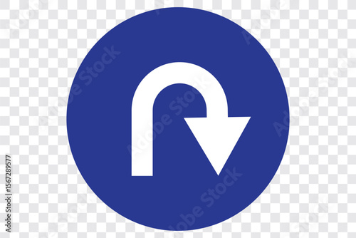 Black return arrow icon, simple go back sign vector u turn shape pointer flat design pictogram vector elements for app ads web banner button ui ux interface elements isolated on white background.