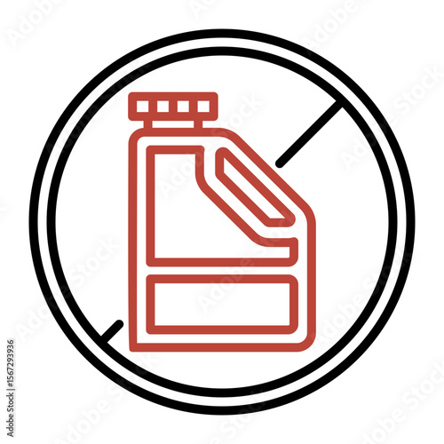Two tone vector icon of reduce waste, perfect for eco-friendly, sustainability, and recycling themes